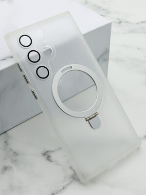 Futrola Stylish MagSafe za Samsung S918B Galaxy S23 Ultra srebrna