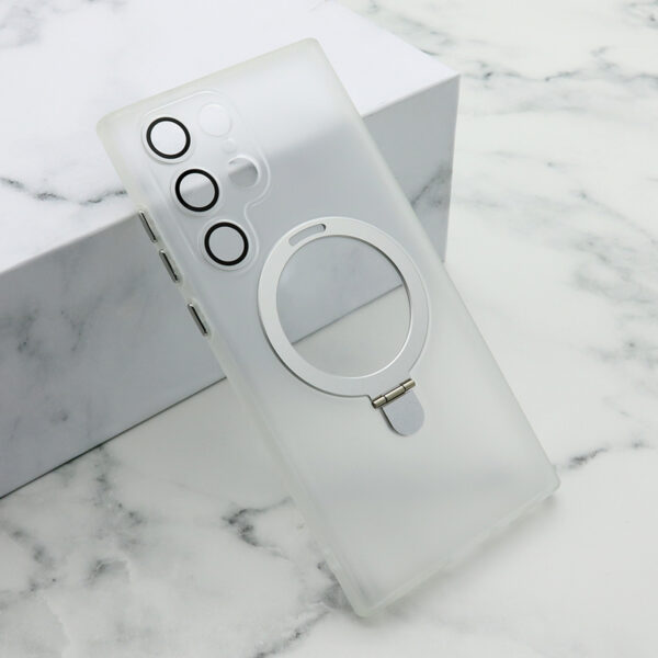 Futrola Stylish MagSafe za Samsung S918B Galaxy S23 Ultra srebrna