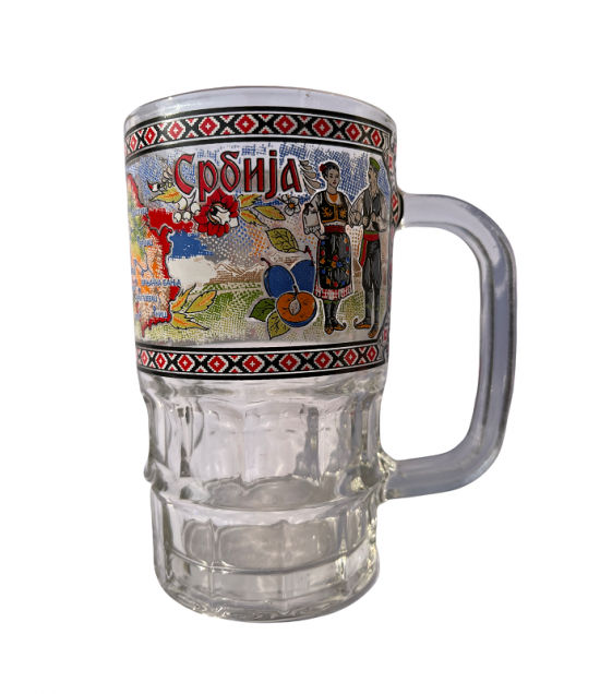 Krigla staklena za pivo