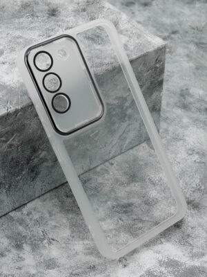 Futrola TRANSPARENT COLOR za K5 Samsung S901B Galaxy S22 5G bela