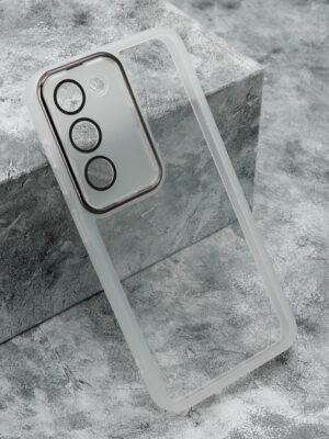 Futrola TRANSPARENT COLOR za Samsung S911B Galaxy S23 bela