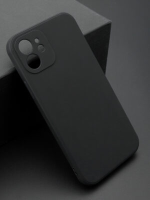 Futrola ULTRA TANKI KOLOR za iPhone 12/12 Pro (6.1) crna
