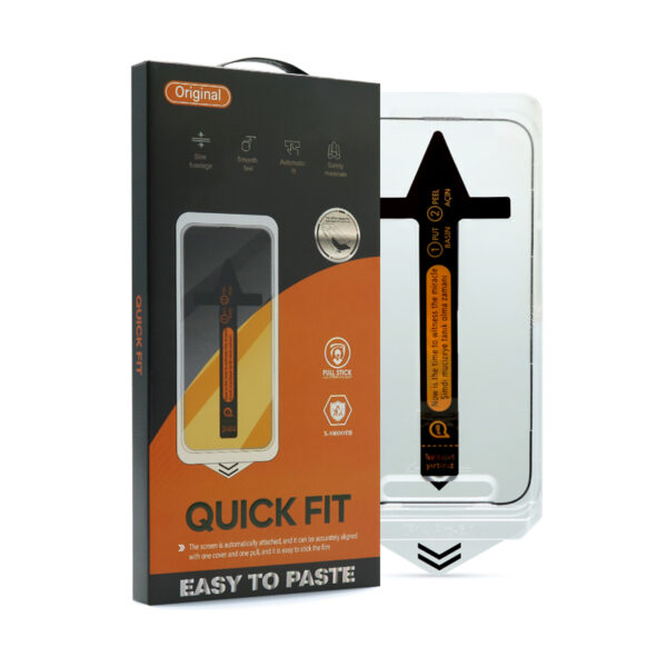 Folija za zaštitu ekrana GLASS 2.5D QUICK FIT za iPhone 13/13 Pro/14 (6.1)