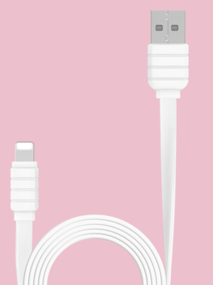 Data kabl KONFULON KFL-S32 za iPhone lightning beli 1.2m